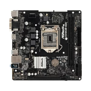 PLACA de BAZA Asrock H310CM-HDV, skt LGA 1151, Intel H310, mATX, slot RAM 2 x DDR4, max 32 GB, 4x S-ATA 3, nux M.2, 1x PCI-E, PCI-E3.0x16 x 1, LAN 1000 Mbps, HDMI, DVI, VGA, 7.1, &quot;H310CM-HDV&quot;