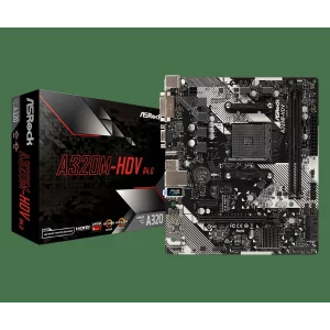 PLACA de BAZA Asrock A320M-HDV R4.0, skt AM4, AMD A320, mATX, slot RAM 2 x DDR4, max 32 GB, 4x S-ATA 3, 1x M.2, 1x PCI-E, PCI-E3.0x16 x 1, LAN 1000 Mbps, HDMI, DVI, VGA, 7.1, &quot;A320M-HDV R4.0&quot;