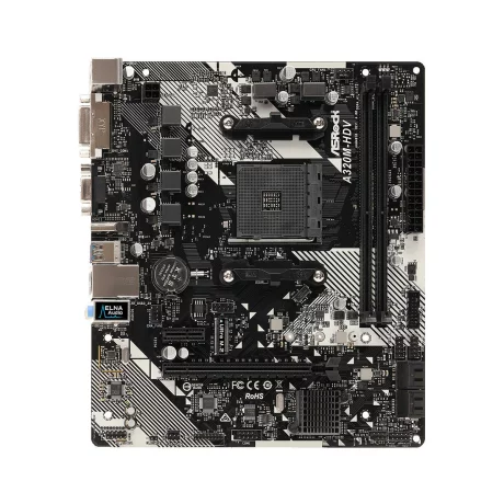 PLACA de BAZA Asrock A320M-HDV R4.0, skt AM4, AMD A320, mATX, slot RAM 2 x DDR4, max 32 GB, 4x S-ATA 3, 1x M.2, 1x PCI-E, PCI-E3.0x16 x 1, LAN 1000 Mbps, HDMI, DVI, VGA, 7.1, &quot;A320M-HDV R4.0&quot;
