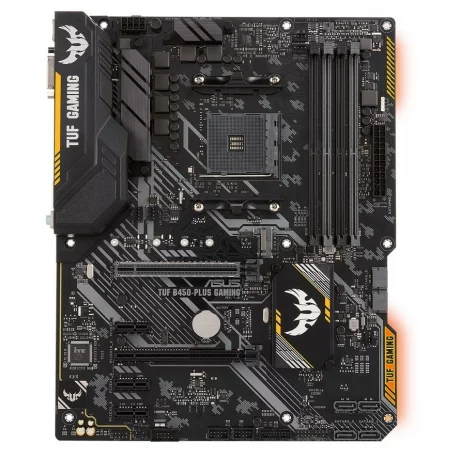 PLACA de BAZA ASUS B450-PLUS GAMING, skt AM4, AMD B450, ATX, slot RAM 4 x DDR4, max 64 GB, 6x S-ATA 3, 1x M.2, 3x PCI-E, PCI-E3.0x16 x 1, PCI-E2.0x16 x 1, LAN 1000 Mbps, HDMI, DVI, 7.1, &quot;B450-PLUS GAMING&quot;