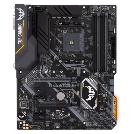 PLACA de BAZA ASUS B450-PRO GAMING, skt AM4, AMD B450, ATX, slot RAM 4 x DDR4, max 64 GB, 6x S-ATA 3, 2x M.2, 3x PCI-E, PCI-E3.0x16 x 1, PCI-E2.0x4 x 1, LAN 1000 Mbps, HDMI, DVI, 7.1, &quot;B450-PRO GAMING&quot;