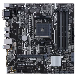 PLACA de BAZA ASUS PRIME A320M-A, skt AM4, AMD A320, mATX, slot RAM 4 x DDR4, max 64 GB, 6x S-ATA 3, 1x M.2, 2x PCI-E, PCI-E3.0x16 x 1, LAN 1000 Mbps, HDMI, DVI, VGA, 7.1, &quot;PRIME A320M-A&quot;