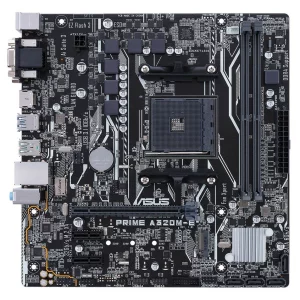 PLACA de BAZA ASUS PRIME A320M-E, skt AM4, AMD A320, mATX, slot RAM 2 x DDR4, max 32 GB, 4x S-ATA 3, 1x M.2, 2x PCI-E, PCI-E3.0x16 x 1, LAN 1000 Mbps, HDMI, DVI, VGA, 7.1, &quot;PRIME A320M-E&quot;