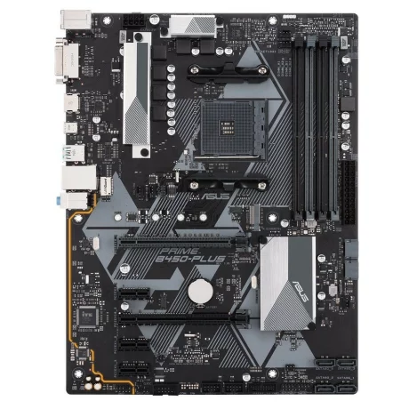 PLACA de BAZA ASUS PRIME B450-PLUS, skt AM4, AMD B450, ATX, slot RAM 4 x DDR4, max 64 GB, 6x S-ATA 3, 1x M.2, 3x PCI-E, PCI-E3.0x16 x 1, PCI-E2.0x4 x 1, LAN 1000 Mbps, HDMI, DVI, 7.1, &quot;PRIME B450-PLUS&quot;