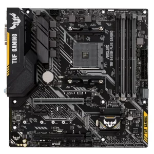 PLACA de BAZA ASUS TUF B450M-PLUS GAMING, skt AM4, AMD B450, mATX, slot RAM 4 x DDR4, max 64 GB, 4x S-ATA 3, 1x M.2, 1x PCI-E, PCI-E3.0x16 x 1, PCI-E3.0x8 x 1, PCI-E2.0x4 x 1, LAN 1000 Mbps, HDMI, DVI, 7.1, &quot;TUF B450M-PLUS GAMING&quot;