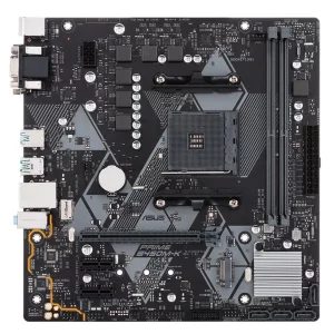 PLACA de BAZA ASUS PRIME B450M-K, skt AM4, AMD B450, mATX, slot RAM 2 x DDR4, max 32 GB, 4x S-ATA 3, 1x M.2, 2x PCI-E, PCI-E3.0x16 x 1, LAN 1000 Mbps, DVI, VGA, 7.1, &quot;PRIME B450M-K&quot;