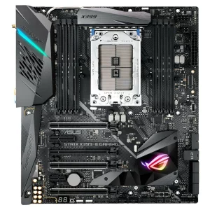 PLACA de BAZA ASUS ROG STRIX X399-E GAMING, skt TR4, AMD X399, EATX, slot RAM 8 x DDR4, max 128 GB, 6x S-ATA 3, 2x M.2, 1x PCI-E, PCI-E3.0x16 x 2, PCI-E3.0x8 x 2, PCI-E2.0x4 x 1, LAN 1000 Mbps, 7.1, &quot;ROG STRIX X399-E GAMING&quot;