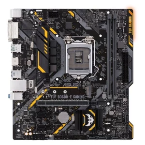 PLACA de BAZA ASUS TUF B360M-E GAMING, skt LGA 1151, Intel B360, mATX, slot RAM 2 x DDR4, max 32 GB, 6x S-ATA 3, 1x M.2, 2x PCI-E, PCI-E3.0x16 x 1, LAN 1000 Mbps, HDMI, DVI, 7.1, &quot;TUF B360M-E GAMING&quot;