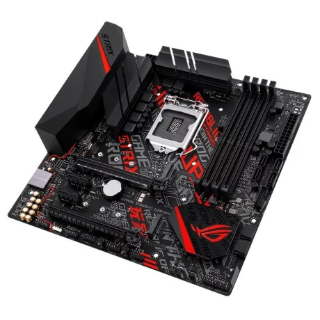 PLACA de BAZA ASUS ROG STRIX B360-G GAMING, skt LGA 1151, Intel B360, mATX, slot RAM 4 x DDR4, max 64 GB, 6x S-ATA 3, 2x M.2, 1x PCI-E, PCI-E3.0x16 x 1, PCI-E3.0x4 x 1, LAN 1000 Mbps, HDMI, DVI, 7.1, &quot;ROG STRIX B360-G GAMING&quot;