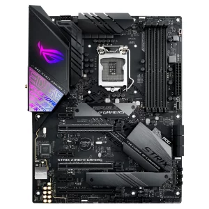 PLACA de BAZA ASUS ROG STRIX Z390-E GAMING, skt LGA 1151, Intel Z390, ATX, slot RAM 4 x DDR4, max 64 GB, 6x S-ATA 3, 2x M.2, 3x PCI-E, PCI-E3.0x16 x 1, PCI-E3.0x8 x 1, PCI-E2.0x4 x 1, LAN 1000 Mbps, Display Port, HDMI, 7.1, &quot;ROG STRIX Z390-E GAMING&quot;