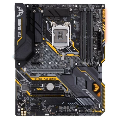 PLACA de BAZA ASUS TUF Z390-PLUS GAMING, skt LGA 1151, Intel Z390, ATX, slot RAM 4 x DDR4, max 64 GB, 6x S-ATA 3, 2x M.2, 4x PCI-E, PCI-E3.0x16 x 1, PCI-E3.0x4 x 1, LAN 1000 Mbps, Display Port, HDMI, 7.1, &quot;TUF Z390-PLUS GAMING&quot;