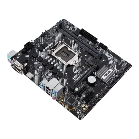 PLACA de BAZA ASUS PRIME H410M-A, skt LGA 1200, Intel H410, mATX, slot RAM 2 x DDR4, max 64 GB, 4x S-ATA 3, 1x M.2, 1x PCI-E, PCI-E3.0 x 16 x 2, LAN 10/100/1000 Mbps, HDMI, DVI -D, VGA, 7.1, &quot;PRIME H410M-A&quot;