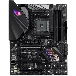 PLACA de BAZA ASUS ROG STRIX B450-F GAMING, skt AM4, AMD B450, ATX, slot RAM 4 x DDR4, max 64 GB, 6x S-ATA 3, 2x M.2, 3x PCI-E, PCI-E3.0x16 x 1, PCI-E3.0x8 x 1, PCI-E2.0x4 x 1, LAN 1000 Mbps, Display Port, HDMI, 7.1, &quot;ROG STRIX B450-F GAMING&quot;