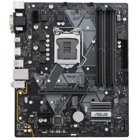 PLACA de BAZA ASUS PRIME B360M-A, skt LGA 1151, Intel B360, mATX, slot RAM 4 x DDR4, max 64 GB, 6x S-ATA 3, 2x M.2, 2x PCI-E, PCI-E3.0x16 x 1, LAN 1000 Mbps, HDMI, DVI, VGA, 7.1, &quot;PRIME B360M-A&quot;