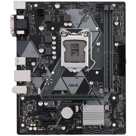 PLACA de BAZA ASUS PRIME H310M-K R2.0, skt LGA 1151, Intel H310, mATX, slot RAM 2 x DDR4, max 32 GB, 4x S-ATA 3, nux M.2, 2x PCI-E, PCI-E3.0x16 x 1, LAN 1000 Mbps, DVI, VGA, 7.1, &quot;PRIME H310M-K R2.0&quot;