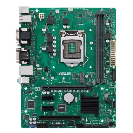 PLACA de BAZA ASUS H310M-C R2.0/CSM, skt LGA 1151, Intel H310, mATX, slot RAM 2 x DDR4, max 32 GB, 4x S-ATA 3, 1x M.2, 2x PCI-E, PCI-E3.0x16 x 1, LAN 1000 Mbps, DVI, VGA, 7.1, &quot;H310M-C R2.0/CSM&quot;
