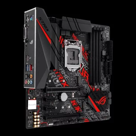 PLACA de BAZA ASUS STRIX B360-G GAM, skt LGA 1151, Intel B360, mATX, slot RAM 4 x DDR4, max 64 GB, 6x S-ATA 3, 2x M.2, 1x PCI-E, PCI-E3.0x16 x 1, PCI-E3.0x4 x 1, LAN 1000 Mbps, HDMI, DVI, 7.1, &quot;STRIX B360-G GAM&quot;