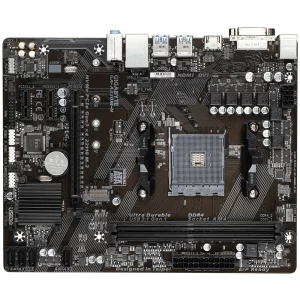 PLACA de BAZA GIGABYTE A320M-H 3.0, skt AM4, AMD A320, mATX, slot RAM 2 x DDR4, max 64 GB, 4x S-ATA 3, 1x M.2, 1x PCI-E, PCI-E3.0 x 16 x 1, LAN 10/100/1000 Mbps, HDMI,DVI, 7.1, &quot;GA-A320M-H 3.0&quot;