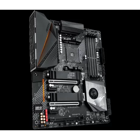 PLACA de BAZA GIGABYTE X570 AORUS PRO, skt AM4, AMD X570, ATX, slot RAM 4 x DDR4, max 128 GB, 6x S-ATA 3, 2x M.2, 2x PCI-E, PCI-E4.0x16 x 1, PCI-E4.0x8 x 1, PCI-E4.0x4 x 1, LAN 1000 Mbps, HDMI, 7.1, &quot;X570 AORUS PRO&quot;