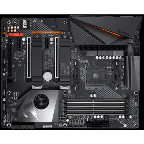 PLACA de BAZA GIGABYTE X570 AORUS PRO, skt AM4, AMD X570, ATX, slot RAM 4 x DDR4, max 128 GB, 6x S-ATA 3, 2x M.2, 2x PCI-E, PCI-E4.0x16 x 1, PCI-E4.0x8 x 1, PCI-E4.0x4 x 1, LAN 1000 Mbps, HDMI, 7.1, &quot;X570 AORUS PRO&quot;