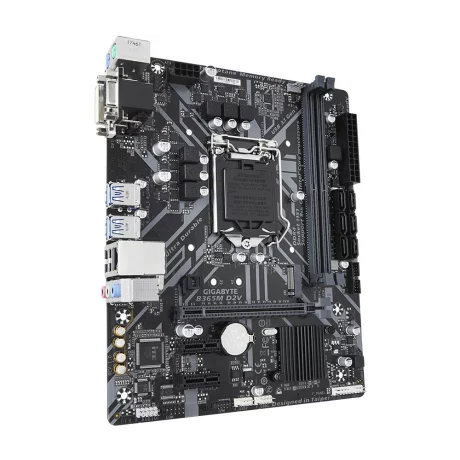 PLACA de BAZA GIGABYTE B365M D2V, skt LGA 1151, Intel B365, mATX, slot RAM 2 x DDR4, max 32 GB, 6x S-ATA 3, 1x M.2, 2x PCI-E, PCI-E3.0x16 x 1, LAN 1000 Mbps, DVI, VGA, 7.1, &quot;B365M D2V&quot;