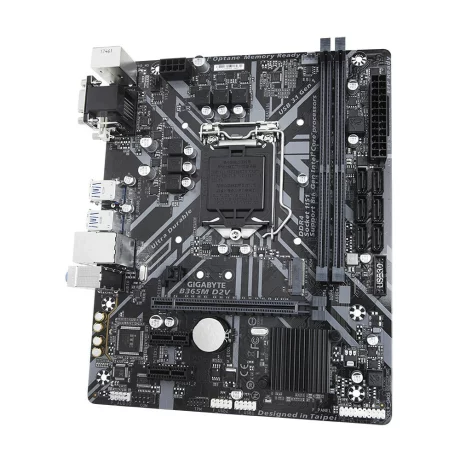 PLACA de BAZA GIGABYTE B365M D2V, skt LGA 1151, Intel B365, mATX, slot RAM 2 x DDR4, max 32 GB, 6x S-ATA 3, 1x M.2, 2x PCI-E, PCI-E3.0x16 x 1, LAN 1000 Mbps, DVI, VGA, 7.1, &quot;B365M D2V&quot;