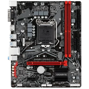 PLACA de BAZA GIGABYTE B460M GAMING HD, skt LGA 1200, Intel B460, mATX, slot RAM 8 x DDR4, max 64 GB, 4x S-ATA 3, 1x M.2, 1x PCI-E, PCI-E3.0 x 16 x 1, LAN 1000 Mbps, HDMI, VGA, 5.1, &quot;B460M GAMING HD&quot;