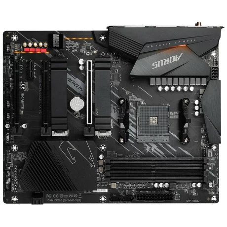 PLACA de BAZA GIGABYTE B550 AORUS ELITE AX V2, skt AM4, AMD B550, ATX, slot RAM 4 x DDR4, max 128 GB, 4x S-ATA 3, 2x M.2, 3x PCI-E, PCI-E4.0x16 x 1, PCI-E3.0x4 x 3, LAN 2500 Mbps, Display Port, HDMI, 7.1, &quot;B550 AORUS ELITE AX V2&quot;