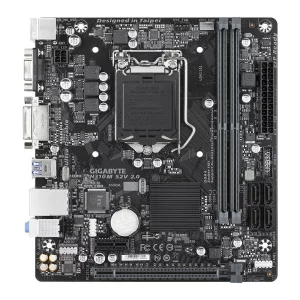 PLACA de BAZA GIGABYTE H310M S2V 2.0, skt LGA 1151, Intel H310, mATX, slot RAM 2 x DDR4, max 32 GB, 4x S-ATA 3, nux M.2, 1x PCI-E, PCI-E3.0x16 x 1, LAN 1000 Mbps, DVI, VGA, 7.1, &quot;H310M S2V 2.0&quot;