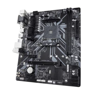 PLACA de BAZA GIGABYTE B450M S2H, skt AM4, AMD B450, mATX, slot RAM 2 x DDR4, max 32 GB, 4x S-ATA 3, 1x M.2, 2x PCI-E, PCI-E3.0x16 x 1, LAN 1000 Mbps, HDMI, DVI, VGA, 7.1, &quot;B450M S2H&quot;