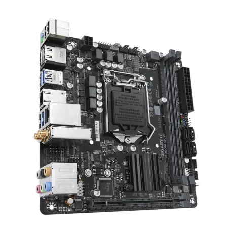 PLACA de BAZA GIGABYTE B360N WIFI, skt LGA 1151, Intel B360, mini ITX, slot RAM 2 x DDR4, max 32 GB, 4x S-ATA 3, 1x M.2, nux PCI-E, PCI-E3.0x16 x 1, LAN 1000 Mbps, HDMI x 2, 7.1, &quot;B360N WIFI&quot;