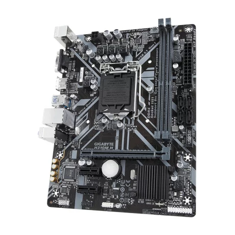 PLACA de BAZA GIGABYTE skt. LGA1151, H310M H, 2*DDR4 2666/2400/2133MHz memory modules, 1x D-sub/HDMI, 1x PCI Express x16 slot, 2x PCIe x1 Slot, 4x SATA 6Gb/s, LAN chip (10/100/1000), 4x USB 3.1 (2x front/ 2x back), 6x USB 2.0, mATX