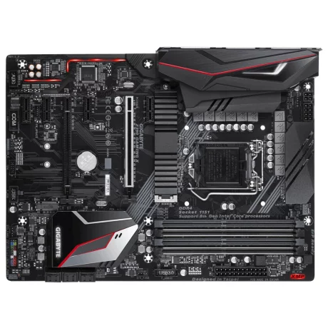 PLACA de BAZA GIGABYTE Z390 GAMING X, skt LGA 1151, Intel Z390, ATX, slot RAM 4 x DDR4, max 64 GB, 6x S-ATA 3, 2x M.2, 4x PCI-E, PCI-E3.0x16 x 1, PCI-E3.0x4 x 1, LAN 1000 Mbps, HDMI, 7.1, &quot;Z390 GAMING X&quot;