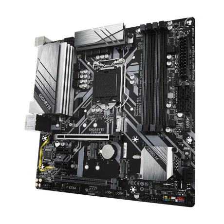 PLACA de BAZA GIGABYTE Z390 M, skt LGA 1151, Intel Z390, ATX, slot RAM 4 x DDR4, max 64 GB, 6x S-ATA 3, 2x M.2, 2x PCI-E, PCI-E3.0x16 x 1, PCI-E3.0x4 x 1, LAN 1000 Mbps, Display Port, HDMI, DVI, 7.1, &quot;Z390 M&quot;