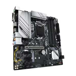 PLACA de BAZA GIGABYTE Z390 M, skt LGA 1151, Intel Z390, ATX, slot RAM 4 x DDR4, max 64 GB, 6x S-ATA 3, 2x M.2, 2x PCI-E, PCI-E3.0x16 x 1, PCI-E3.0x4 x 1, LAN 1000 Mbps, Display Port, HDMI, DVI, 7.1, &quot;Z390 M&quot;