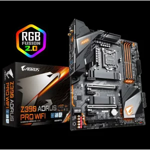 PLACA de BAZA GIGABYTE Z390 AORUS PROWIFI, skt LGA 1151, Intel Z390, ATX, slot RAM 4 x DDR4, max 64 GB, 6x S-ATA 3, 2x M.2, 3x PCI-E, PCI-E3.0x16 x 1, PCI-E3.0x8 x 1, PCI-E3.0x4 x 1, LAN 1000 Mbps, HDMI, 7.1, &quot;Z390 AORUS PROWIFI&quot;