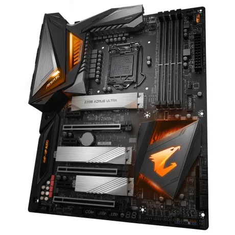 PLACA de BAZA GIGABYTE Z390 AORUS ULTRA, skt LGA 1151, Intel Z390, ATX, slot RAM 4 x DDR4, max 64 GB, 6x S-ATA 3, 3x M.2, 3x PCI-E, PCI-E3.0x16 x 1, PCI-E3.0x8 x 1, PCI-E3.0x4 x 1, LAN 1000 Mbps, HDMI, 7.1, &quot;Z390 AORUS ULTRA&quot;