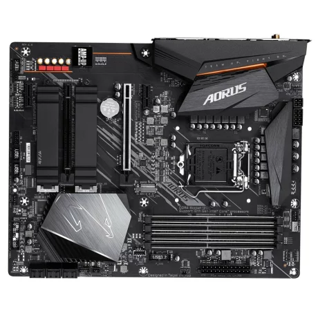 PLACA de BAZA GIGABYTE Z490 AORUS ELITE AC, skt LGA 1200, Intel Z490, ATX, slot RAM 4 x DDR4, max 128 GB, 6x S-ATA 3, 2x M.2, 2x PCI-E, PCI-E3.0x16 x 1, PCI-E3.0x4 x 1, LAN 2500 Mbps, HDMI, 7.1, &quot;Z490 AORUS ELITE AC&quot;