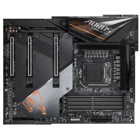 PLACA de BAZA GIGABYTE Z490 AORUS ULTRA, skt LGA 1200, Intel Z490, ATX, slot RAM 4 x DDR4, max 128 GB, 6x S-ATA 3, 3x M.2, nux PCI-E, PCI-E3.0x16 x 1, PCI-E3.0x8 x 1, PCI-E3.0x4 x 1, LAN 2500 Mbps, HDMI, 7.1, &quot;Z490 AORUS ULTRA&quot;