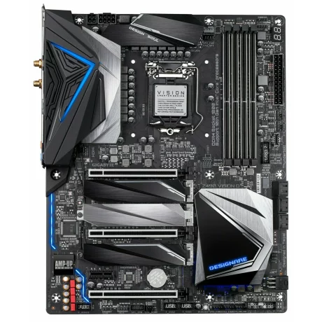 PLACA de BAZA GIGABYTE Z490 VISION D, skt LGA 1200, Intel Z490, ATX, slot RAM 4 x DDR4, max 128 GB, 6x S-ATA 3, 3x M.2, 1x PCI-E, PCI-E3.0x16 x 1, PCI-E3.0x8 x 1, PCI-E3.0x4 x 1, LAN 1000/2500 Mbps, Display Port, HDMI, 7.1, &quot;Z490 VISION D&quot;