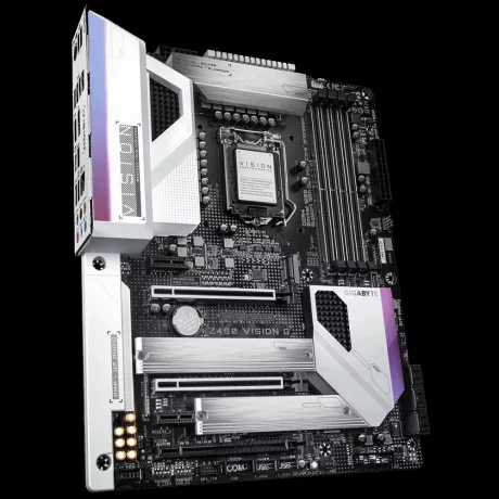 PLACA de BAZA GIGABYTE Z490 VISION G, skt LGA 1200, Intel Z490, ATX, slot RAM 4 x DDR4, max 128 GB, 6x S-ATA 3, 2x M.2, 2x PCI-E, PCI-E3.0x16 x 1, PCI-E3.0x8 x 1, PCI-E3.0x4 x 1, LAN 2500 Mbps, Display Port, HDMI, 7.1, &quot;Z490 VISION G&quot;