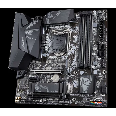 PLACA de BAZA GIGABYTE Z490M GAMING X, skt LGA 1200, Intel Z490, mATX, slot RAM 4 x DDR4, max 128 GB, 6x S-ATA 3, 1x M.2, 1x PCI-E, PCI-E3.0x16 x 1, PCI-E3.0x4 x 1, LAN 1000 Mbps, Display Port, HDMI, 7.1, &quot;Z490M GAMING X&quot;