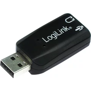 Placa De Sunet Logilink, Extern, 5.1, Interfata Usb 2.0, Conectori 3.5 Mm Jack, Ua0053