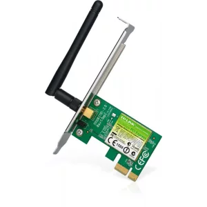 PLACA RETEA TP-LINK , intern wireless 2.4 GHz, PCI-E, port, 150 Mbps, antena externa detasabila x 1, &quot;TL-WN781ND&quot;