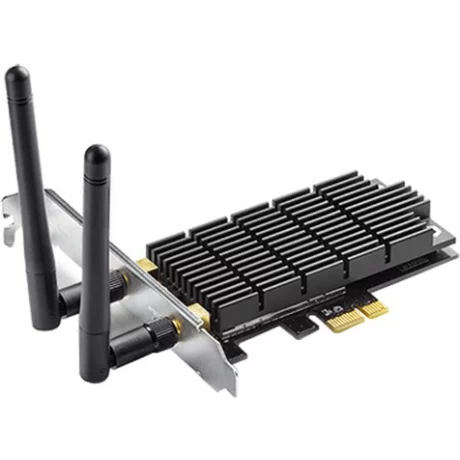 PLACA RETEA TP-LINK AC1300, intern wireless 2.4 GHz | 5 GHz, PCI-E, port, 867 Mbps, antena externa detasabila x 2, &quot;Archer T6E&quot;