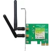 PLACA RETEA TP-LINK , intern wireless 2.4 GHz, PCI-E, port, 300 Mbps, antena externa detasabila x 2, &quot;TL-WN881ND&quot;