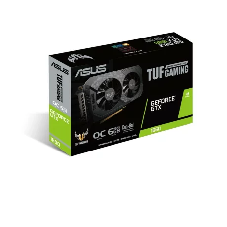 PLACA VIDEO ASUS NVIDIA TUF Gaming GeFOrce GTX 1660 OC, 6 GB GDDR5 192 biti, PCI Express 3.0 x 16, HDMI, DVI, Display Port, sistem racire aer activ, &quot;TUF-GTX1660-O6G&quot;