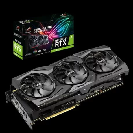 PLACA VIDEO ASUS NVIDIA ROG STRIX GeForce 2080 Ti OC, 11 GB GDDR6 352 biti, PCI Express 3.0 x 16, HDMI x 2, Display Port x 2, USB Type-C, sistem racire aer activ, &quot;RTX2080TI-O11G GAM&quot;