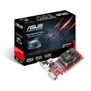 PLACA VIDEO ASUS AMD Radeon R7 240, 2 GB GDDR5 128 biti, PCI Express 3.0 x 16, HDMI, DVI, VGA, sistem racire aer activ, &quot;R7240-2GD5-L&quot;