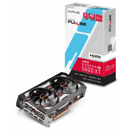 PLACA VIDEO  SAPPHIRE AMD Radeon RX 5600 XT, 6 GB GDDR6 192 biti, PCI Express 4.0 x 16, HDMI, Display Port x 3, sistem racire aer activ, &quot;11296-01-20G&quot;